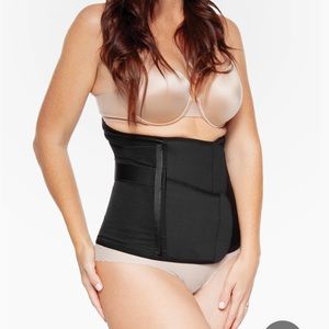 Belly Bandit Postpartum Luxe Belly Wrap Medium Black with Luxe extender